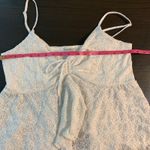 Earthbound Lace Tie Top XL Cottagecore Festival Romantic Angelcore Boho Indie White Photo 5