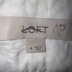 Loft Cream Textured Floral Mini Skirt Photo 2