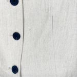 ZARA NWT Linen Blend Frayed Rustic Vest M Tan Photo 5