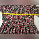 ZARA  Women’s Floral Maxi Dress Ruffle Tiered Size Medium Photo 7