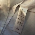 James Ascher White with Turquoise Cerulean Blue Flutter Sleeve Embroidered o Photo 9