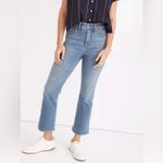 Madewell  Women's Blue Cali Demi-Boot Jeans cropped inseam Photo 5