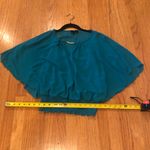 Iz Byer  | Chiffon Boho Blouse | Built-In Cami | Smocked Waist | EUC Photo 5