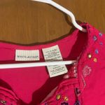 White Stag Pink Embellished 3/4 Sleeve Blouse Photo 1