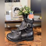Charles David  Black Moto booties size 38.5‎ Photo 2