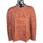 House of Harlow  1960 Puff Shoulder Long Sleeve Printed Top Photo 4