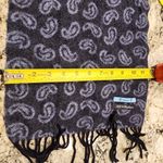 Grey and blue cricket cashmere scarf scarve Photo 3