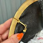 Vintage Judith Leiber Black Lizard Frame Clutch Crossbody Bag Evening Bag Large Photo 7