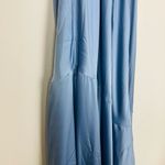 Birdy Grey  pale slightly dusty blue colored cowl neck slip dress tie back. XXL Photo 1