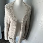 Woven Heart  Beige Cozy Knit Cardigan Photo 6