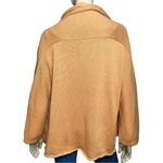 Lauren Manoogian Women’s Size 2 M Carmel Tan Thick Cotton Sweater Knit Cardigan Size M Photo 4
