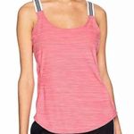 Adidas Pink Striped Workout Tank Photo 0