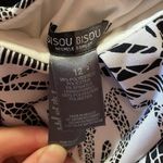 Bisou Bisou ✨ Michele Bohbot Strapless Black & White Bandeau Maxi Dress Photo 3