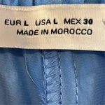 ZARA  Women's Wide Leg High Waisted Pants Blue Size L Casual Photo 6