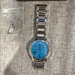 Michael Kors  Silver Watch with Blue Dial Photo 1