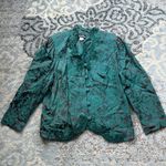 Vintage David Rose Lace Floral Skirt Set Emerald Green 16W Photo 1