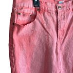 DG2 Diane Gilman Coral Tie Dye Jeans 10 Orange Photo 8