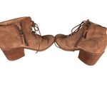 Sofft Women's Brown Suede Ankle Boots Size 10 M Lace Photo 3