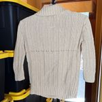 Aeropostale WOMEN'S SWEATER BUTTON BEIGE RAMIE COTTON SIZE SMALL Photo 6