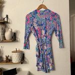 Lilly Pulitzer Karlie Long Sleeve Wrap Romper Photo 2