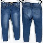 Democracy Womens Ab Tech Mid-Rise Skinny Ankle Jeans Blue Medium Wash Size 6 Photo 1