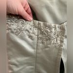 Pinky & Me size 10 light sage green strapless formal dress, prom, EUC, beaded Photo 10