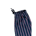 Anthropologie Striped Silky Tie Joggers in Black/Red sz small Photo 11