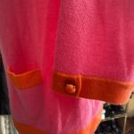 J.Crew  Pink and Orange 100% Cashmere Cardigan Photo 2