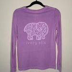 Ivory Ella  Save The Elephants Purple Pink Love Sleeve Small Photo 3