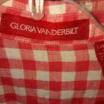 Gloria Vanderbilt  L Pinky Orangish Shirt Top Photo 3