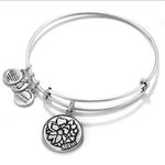 ALEX AND ANI  Mom Bangle, Rafaelian Silver, One Size, Because I Love You Mom Photo 0