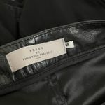 Preen by Thornton Bregazzi Skinny Leather Pants Black Patchwork Womens Small Photo 6