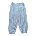 Anthropologie Pilcro Slub Twill Parachute Jogger Pants Wedegwood Blue Size L NEW Photo 4