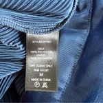 ASTR  The Label Jumpsuit Blue Pleated Cutout Wide Leg Cropped M Cocktail Party Photo 13