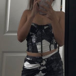 Mini skirt and top Black Size XS Photo 0