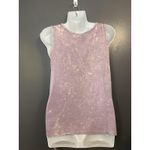 American Eagle Soft & Sexy Tank Top Womens XL Purple Acid Wash Side Tie Photo 3