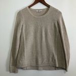 Madewell Tan Long Sleeve Pullover Sweater Xxsmall Photo 0
