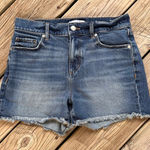 Loft Women's Medium Wash Cut Off Jean Shorts Size 2 26" Photo 0