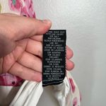 Nicole Miller Vintage Y2K Pink Floral Femme Feminine Chiffon One Shoulder Top XL Photo 5