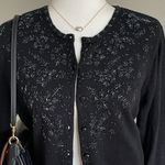 Kathie Lee Collection  Black Knit Cardigan Photo 1