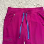 FIGS Scrub Pants Zamora Jogger Technical Collection Petite Raspberry Sorbet SP Photo 3