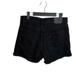 Aeropostale  Distressed Black Denim Mom Shorts Photo 1
