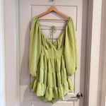 Princess Polly  Danny Long Sleeve Mini Dress Green Size 8 Photo 1