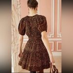 Ulla Johnson  Mariana animal print dress fall 400$ boho designer formal revolve Photo 2