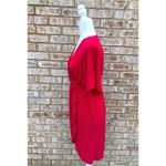 Paper Dolls NWT Red Ruffle Drape Wrap Dress Photo 4