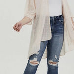 Torrid  Sz 0 Elegant Cream Women's Kimono Photo 0