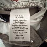 Talbots Brown/Taupe Corduroy Pants Straight Leg sz 14P high waisted full length Photo 6