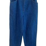 Vintage On the Verge Women’s Sz 8 Cotton Jeans Baggy Tapered Leg Blue Photo 0