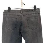 Carmar Black Lace Up Faux Leather Trim Skinny Ankle Denim Jeans Women Sz 29 Photo 6