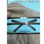 Cynthia Rowley Socks Over The Knee Cotton Blend Soft Durable Brown Unisex OS NWT Photo 4